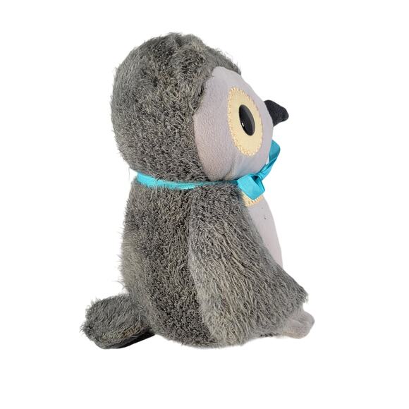 Kohl's Cares Owl Plush Stuffed Animal Gray Yellow Eyes 10" Toy Stuffie - Picture 6 of 12